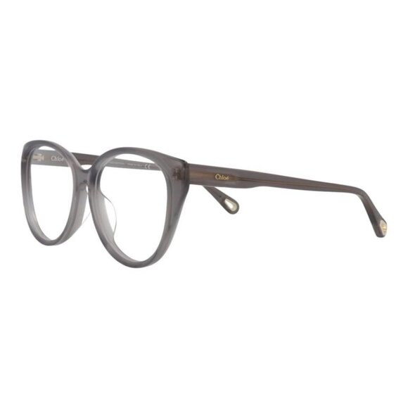 Chloé Womens Cat Eye Grey Grey Transparent Fashion Designer Eyewear - Picture 1 of 4